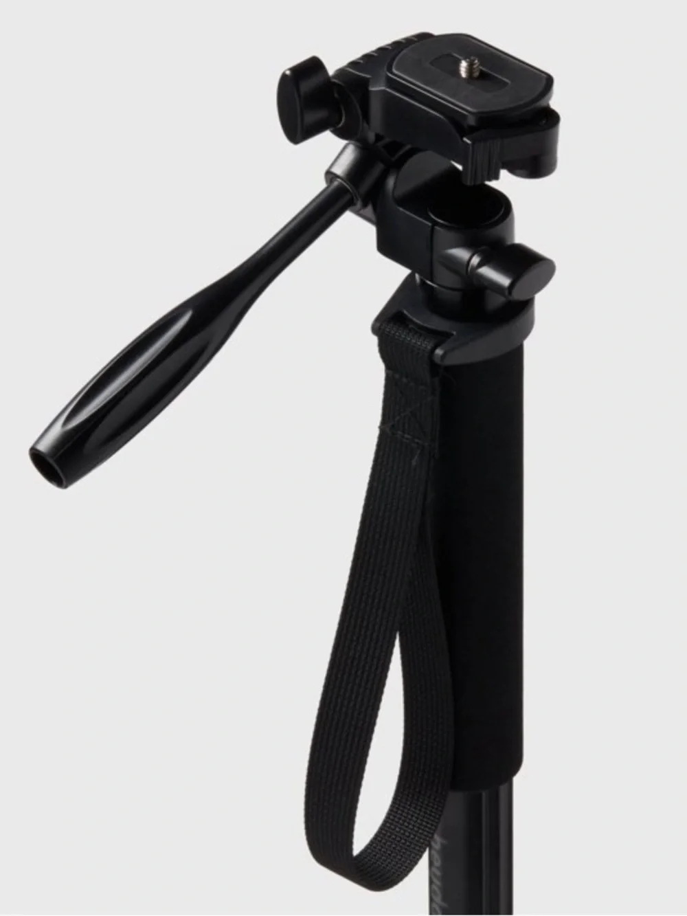 Monopod - heyday™: Black 3-Way Panhead, Quick Release Plate